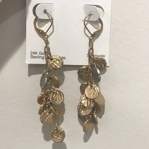 GOLD APOLLONIA PONTIKA MULTI-COIN EARRING
